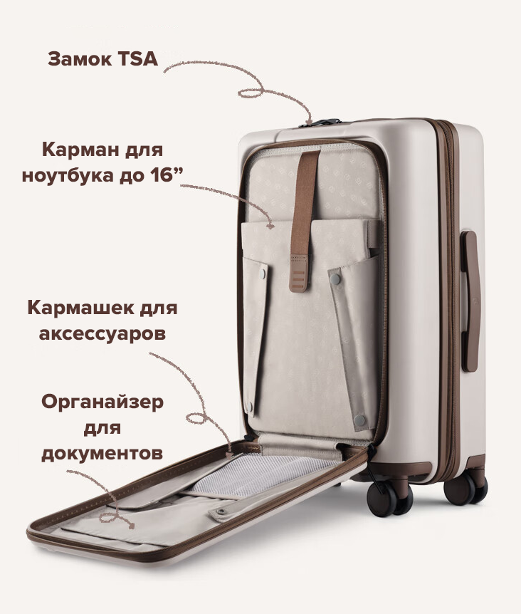 Xiaomi NinetyGo Coffee Journey Suitcase 20 (37L)