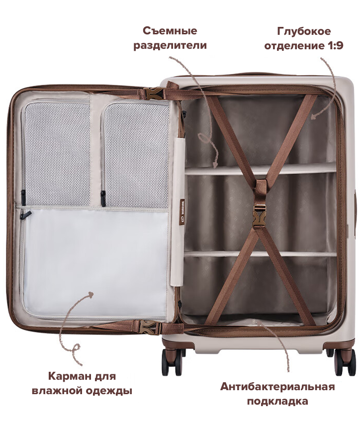 NinetyGo Coffee Journey Suitcase 25 (M)